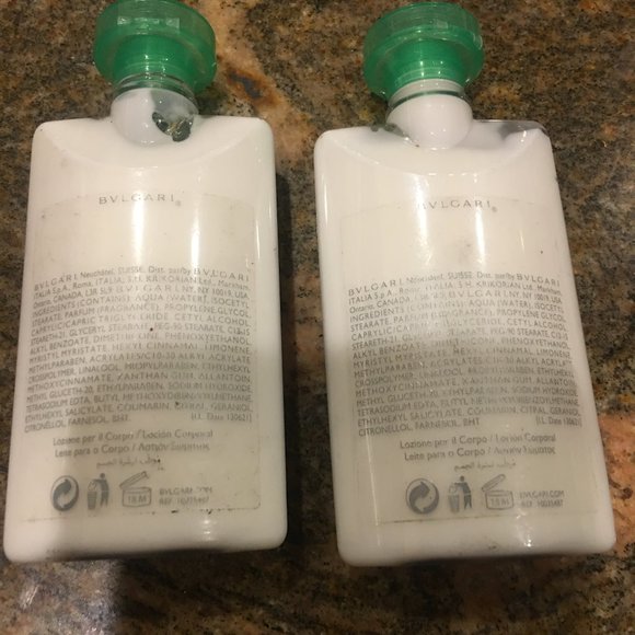 Bvlgari Eau Parfumee au the vert Lotion x3 - Picture 2 of 2